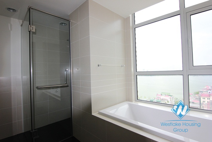 Lake view-Brand new apartment for rent in Tay Ho area-Watermark Building