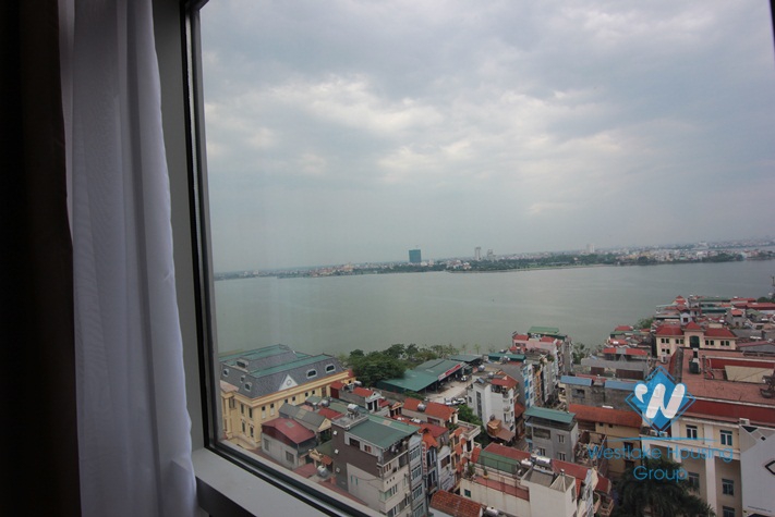 Lake view-Brand new apartment for rent in Tay Ho area-Watermark Building