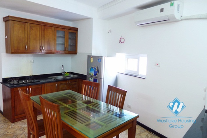 Separate 01 bedroom apartment for rent in Lac Long Quan St, Tay Ho District, Hanoi