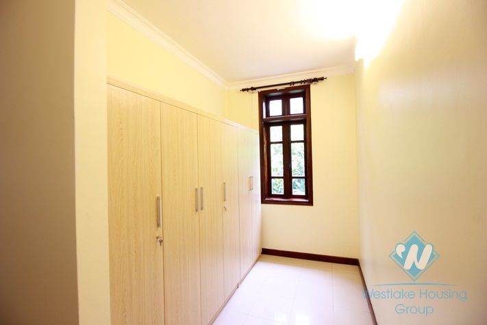 Bright and nice house for rent in Ciputra, Tay Ho, Hanoi.