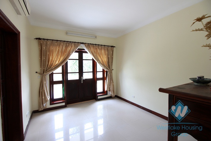 Bright and nice house for rent in Ciputra, Tay Ho, Hanoi.