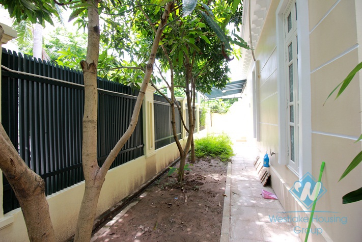 Bright and nice house for rent in Ciputra, Tay Ho, Hanoi.