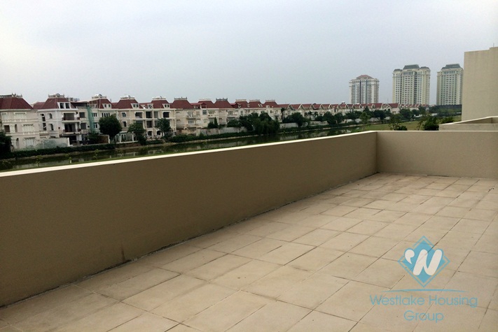 Brand new villa for rent in Ciputra, large garden & great view