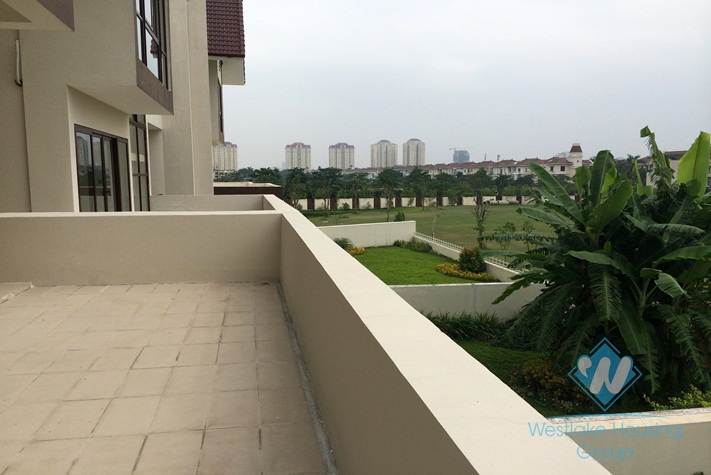 Brand new villa for rent in Ciputra, large garden & great view
