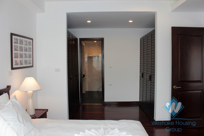 Three bedroom luxury apartment for lease in Elegant Suites, Dang Thai Mai, Tay Ho, Hanoi