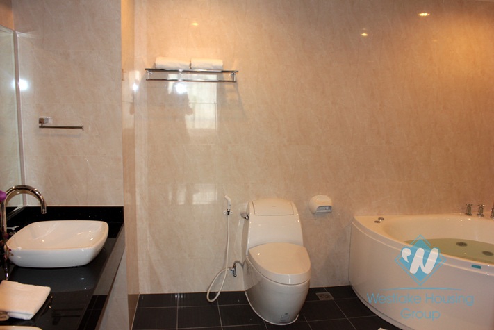 Three bedroom luxury apartment for lease in Elegant Suites, Dang Thai Mai, Tay Ho, Hanoi