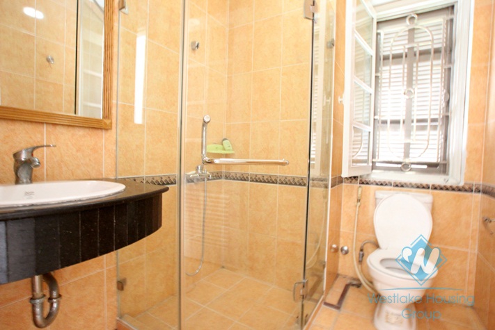 Spacious house with large courtyard for rent in Ciputra Compound, Tay Ho District, Ha Noi.