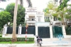 Spacious house with large courtyard for rent in Ciputra Compound, Tay Ho District, Ha Noi.