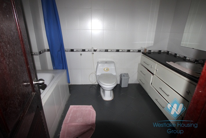 Bright house with yard available for rent in Ciputra, Tay Ho district, Hanoi- fully furnished