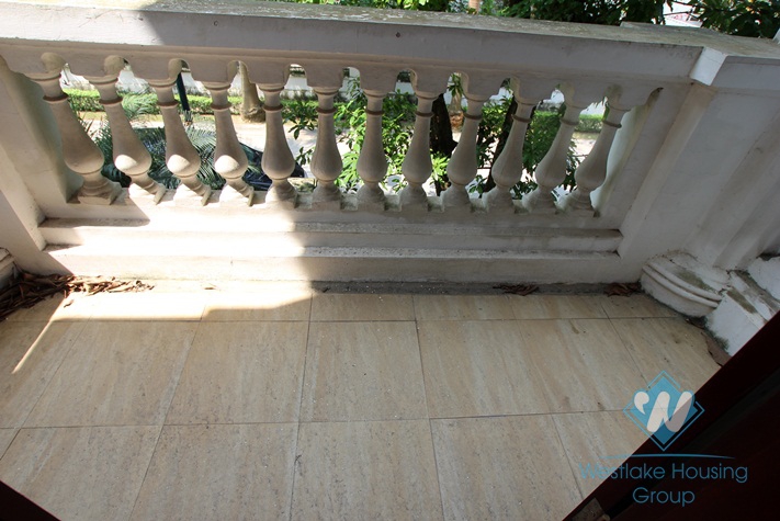 Bright house with yard available for rent in Ciputra, Tay Ho district, Hanoi- fully furnished