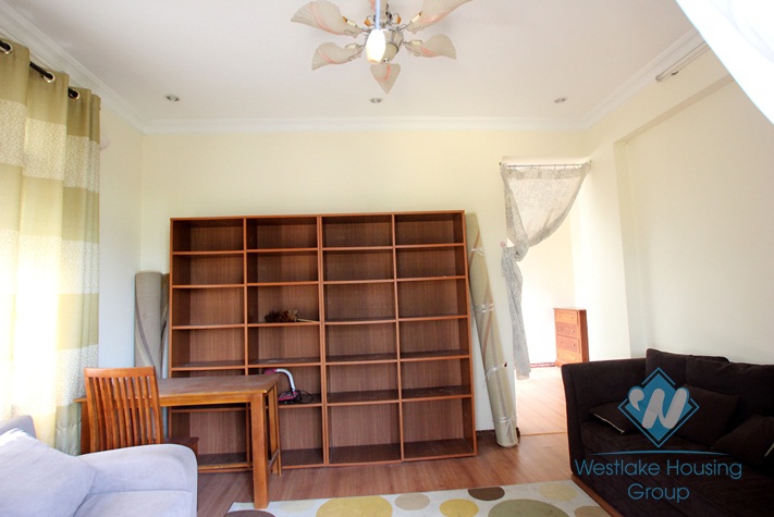 Bright house with yard available for rent in Ciputra, Tay Ho district, Hanoi- fully furnished