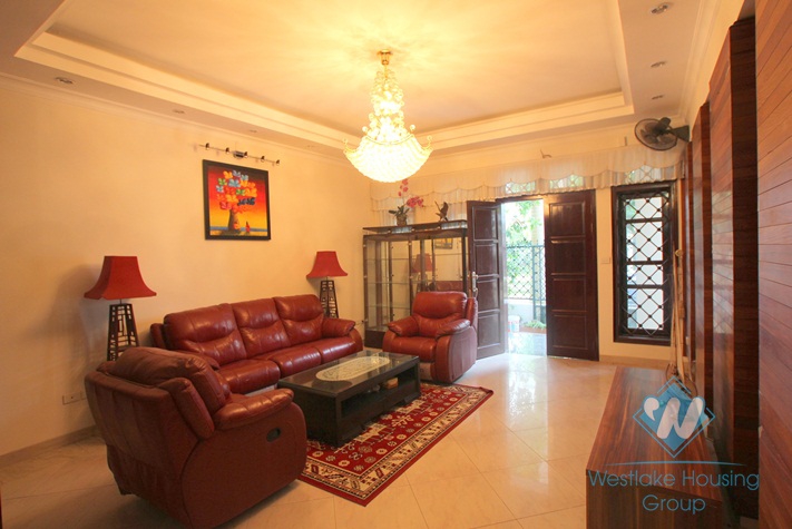 House with nice design for rent in Ciputra, Tay Ho, Hanoi- fully furnished