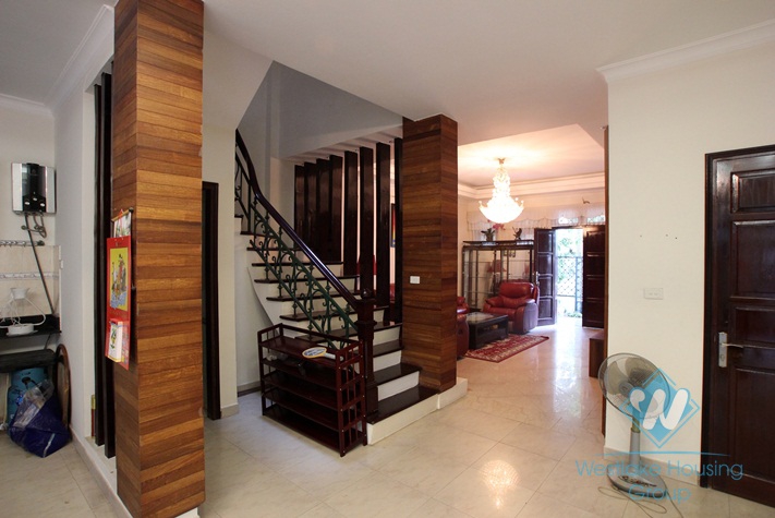 House with nice design for rent in Ciputra, Tay Ho, Hanoi- fully furnished