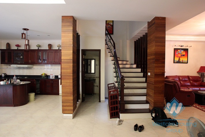 House with nice design for rent in Ciputra, Tay Ho, Hanoi- fully furnished