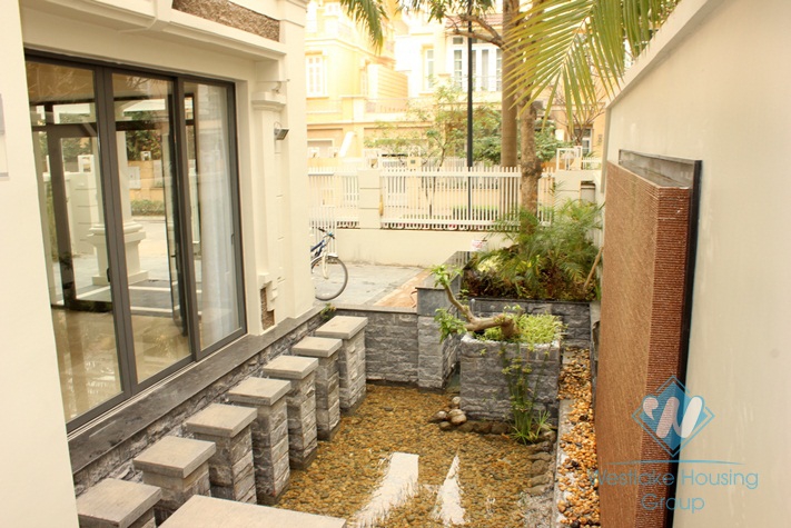 Nice house with nice garden for rent in Ciputra, Tay Ho, Ha Noi