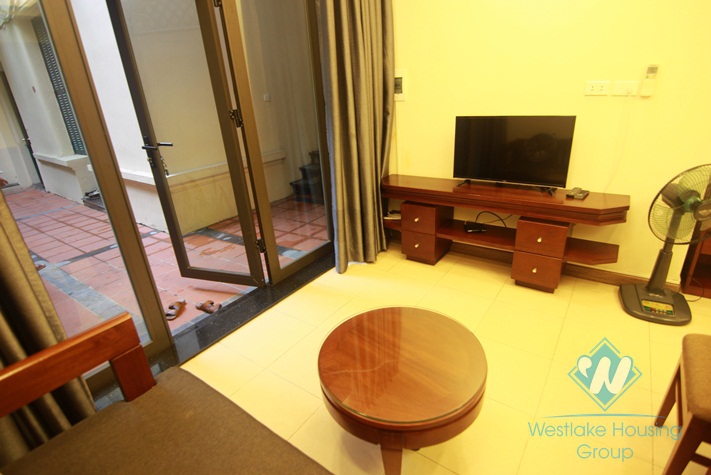 Ba Dinh - Ground floor studio rental with a large yard 