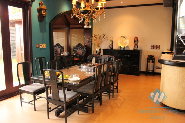 High quality house with modern furniture for lease in Ciputra, Tay Ho, Hanoi