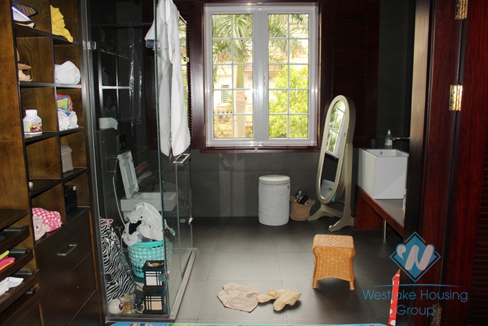 High quality house with modern furniture for lease in Ciputra, Tay Ho, Hanoi