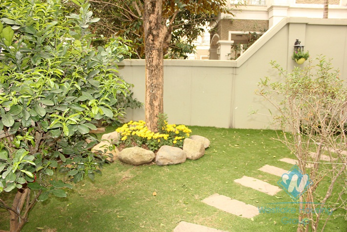 High quality house with modern furniture for lease in Ciputra, Tay Ho, Hanoi