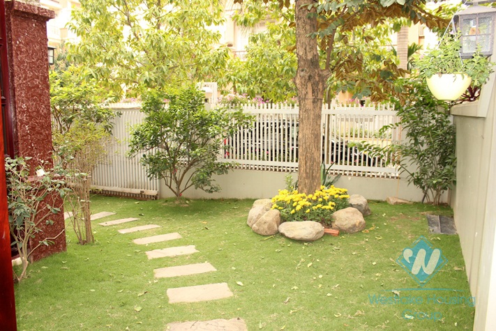 High quality house with modern furniture for lease in Ciputra, Tay Ho, Hanoi