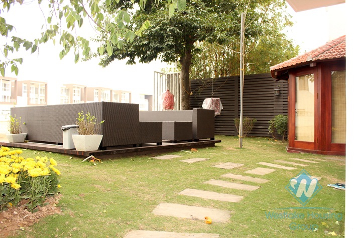 High quality house with modern furniture for lease in Ciputra, Tay Ho, Hanoi