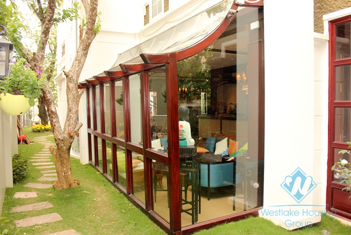 High quality house with modern furniture for lease in Ciputra, Tay Ho, Hanoi