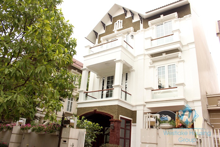 High quality house with modern furniture for lease in Ciputra, Tay Ho, Hanoi