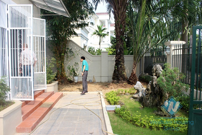 Large unfurnished house available for rent in Ciputra, Tay Ho, Hanoi