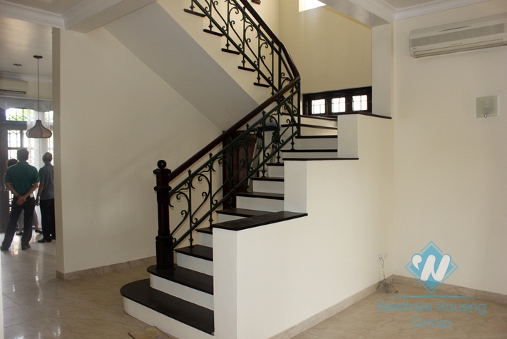 Large unfurnished house available for rent in Ciputra, Tay Ho, Hanoi