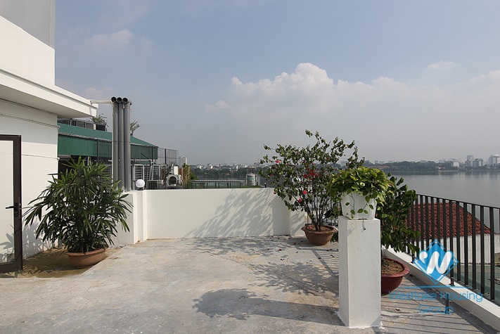New apartment for rent in Yen Phu Village area, Tay Ho District 