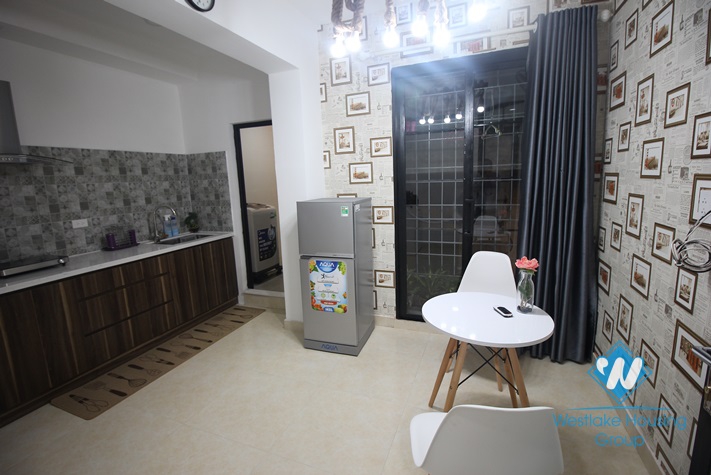 Brandnew one bedroom apartment for rent in Ngoc Khanh street, Ba Dinh district.