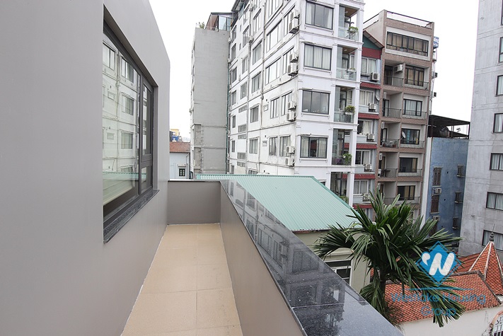 Big balcony - One bedroom apartment for rent in To Ngoc Van st