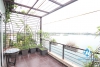 Lake view one bedroom apartment for rent in Tay Ho district 