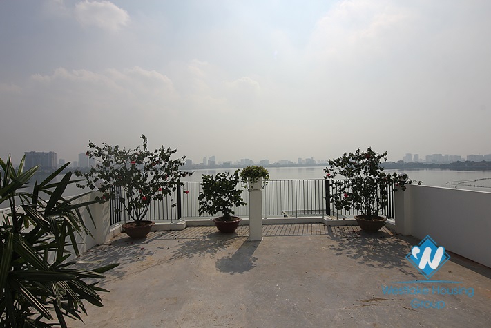 New apartment for rent in Yen Phu Village area, Tay Ho District 