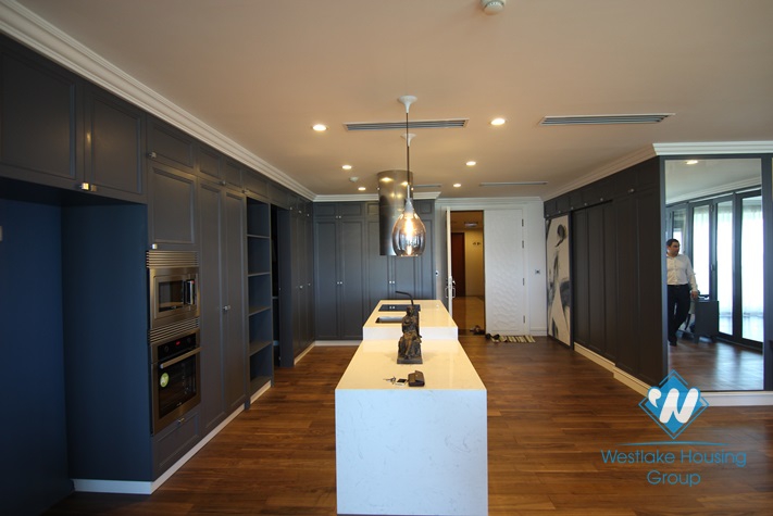 Luxury and modern style apartment for rent in L block, Ciputra, Hanoi