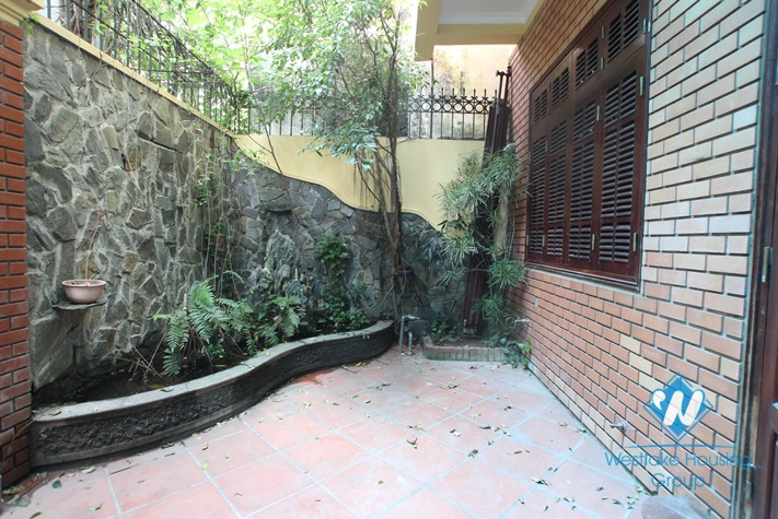 Fully-furnished house for rent in Dan Thai Mai st, tay Ho, Ha Noi