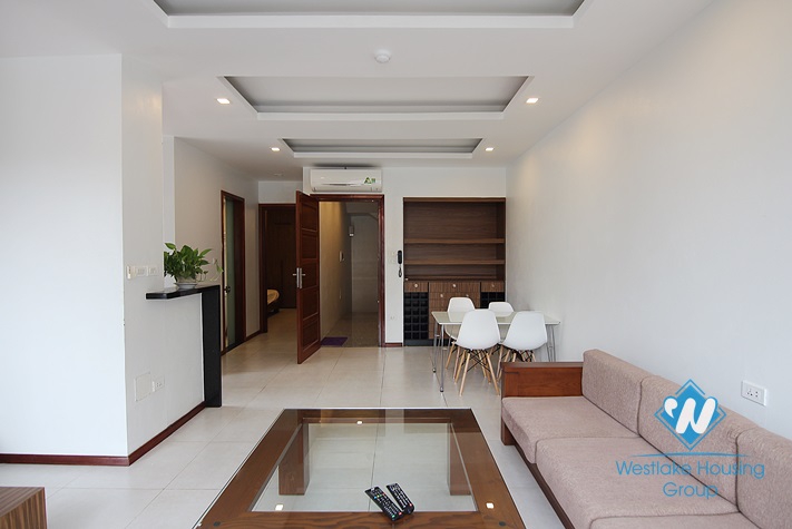 1 bedroom and 1 reading room apartment for rent in Tay Ho, Hanoi.