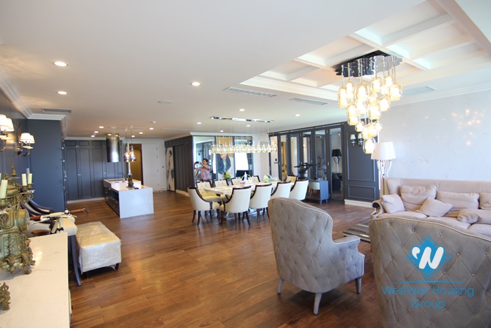 Luxury and modern style apartment for rent in L block, Ciputra, Hanoi