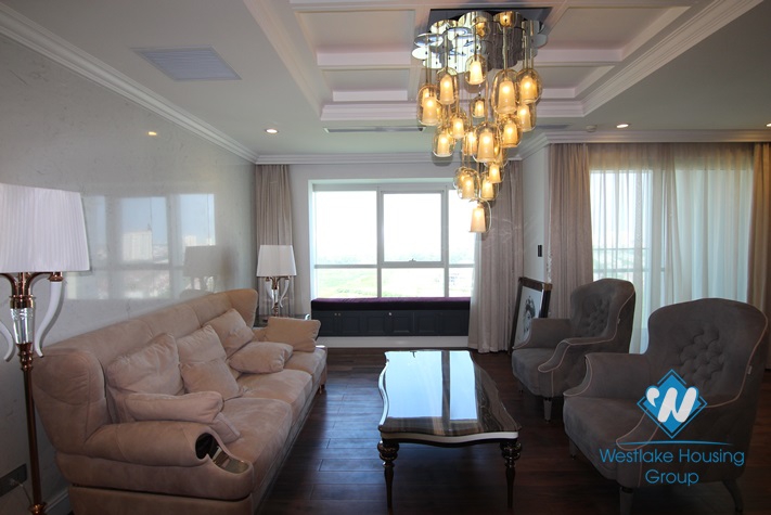 Luxury and modern style apartment for rent in L block, Ciputra, Hanoi