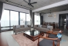 Lake view superior 5 bedroom apartment for rent in Tu Hoa, Tay Ho, Ha Noi