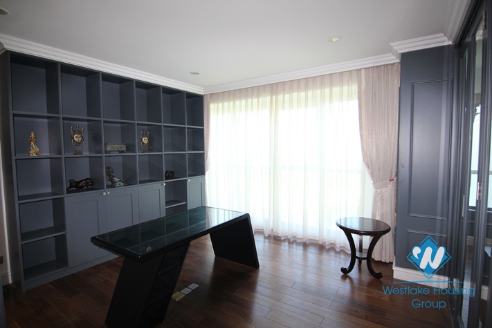 Luxury and modern style apartment for rent in L block, Ciputra, Hanoi