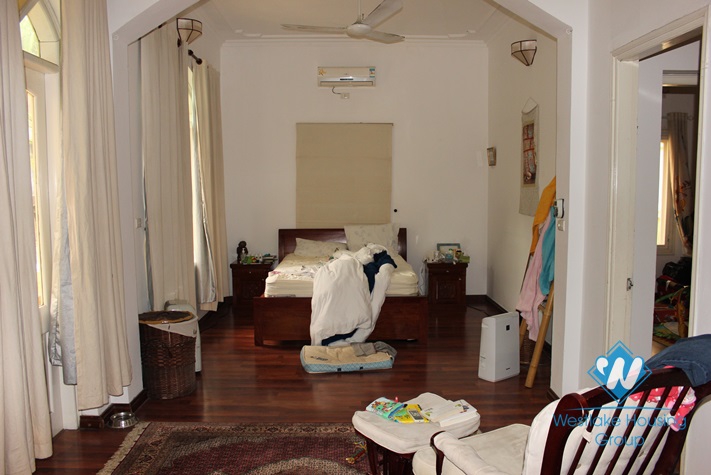 3 bedrooms house with large yard for rent in To Ngoc Van st, Tay Ho, Ha Noi