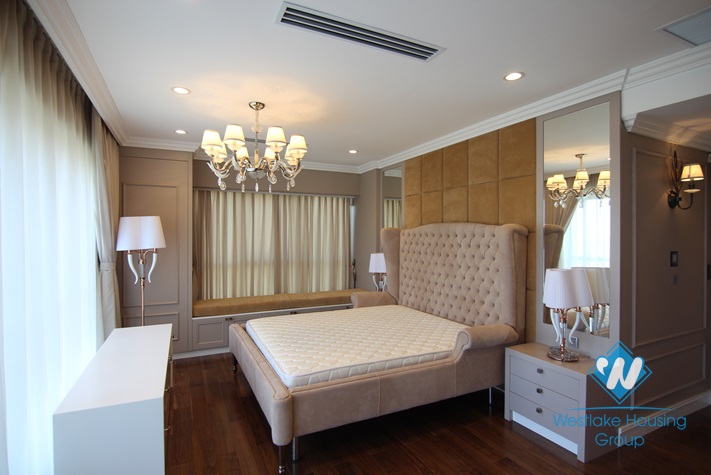 Luxury and modern style apartment for rent in L block, Ciputra, Hanoi