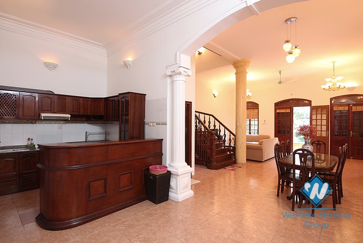 Nice house with small yard for rent in To Ngoc Van st, Tay Ho, Ha Noi