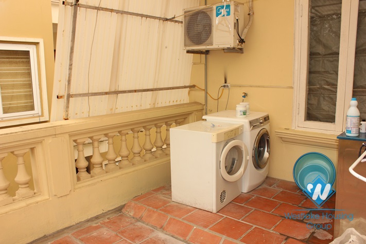 3 bedrooms house with large yard for rent in To Ngoc Van st, Tay Ho, Ha Noi