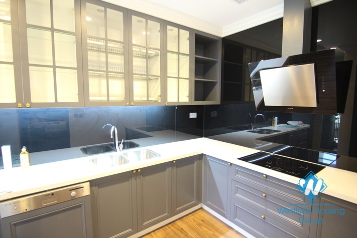 Luxury and modern style apartment for rent in L block, Ciputra, Hanoi