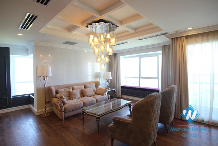 Luxury and modern style apartment for rent in L block, Ciputra, Hanoi