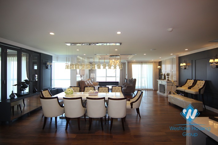 Luxury and modern style apartment for rent in L block, Ciputra, Hanoi