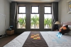 Terrace garden 1 bedroom apartment for rent in Ba Dinh, Hanoi