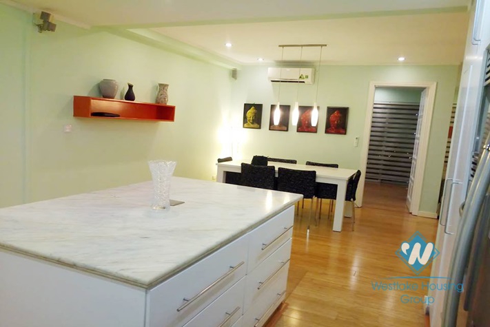 Spacious 4 bedrooms apartment for rent in E1 building, Ciputra, Hanoi